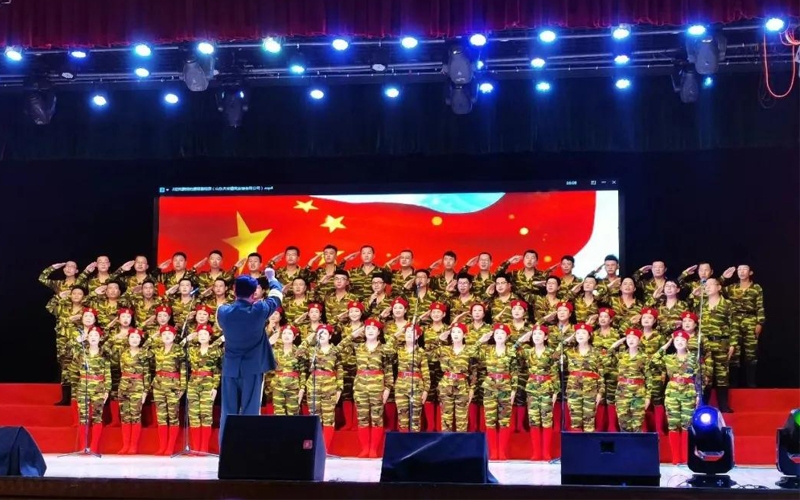 天華公司合唱團(tuán)參加“永遠(yuǎn)跟黨走·起航新征程”慶祝建黨100周年合唱比賽