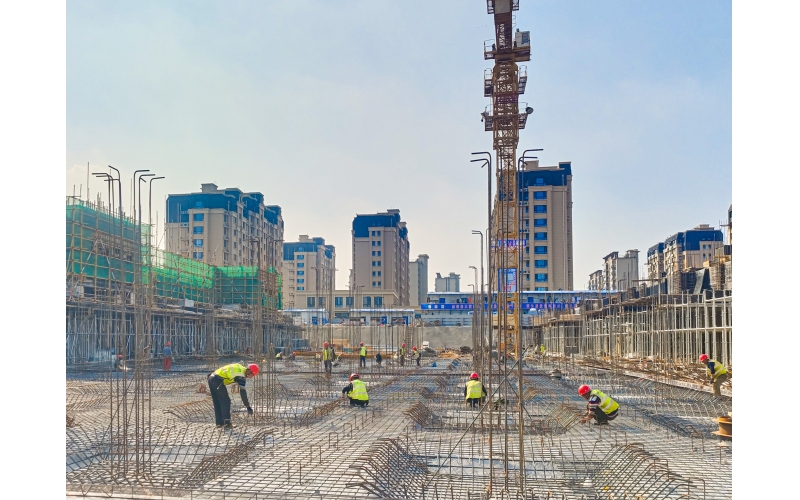 搶抓施工黃金期 河北鹽山項目建設(shè)再提速